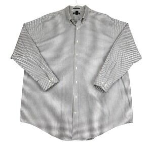 Lands End Dress Shirt Mens 18 1/2 36 Traditional Fit Button Down Long Sleeve